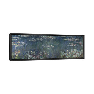 VAULT W ARTWORK " Waterlilies: Green Reflections, 1914-18 P " by Claude Monet
