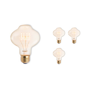BULBRITE INDUSTRIES 40 Watt BT27 Incandescent, Antique Dimmable Light Bulb, (2200K) E26/Medium (Standard) Base (Set of 4)
