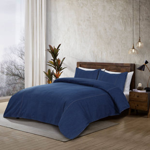 KARIN MAKI American Denim American Denim 100% Cotton Pure Denim Duvet Cover Blue