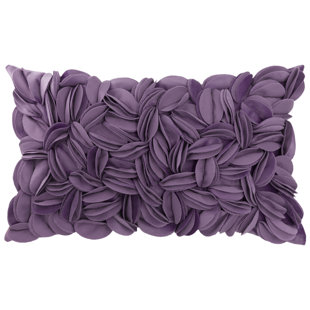 JWH 3D Floral Throw Pillow Embroidered Pillow Cover Decorative Floral Accent Pillow Case Cushion Cover