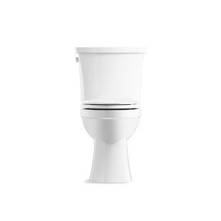 KOHLER Kelston Comfort Height Two-Piece Elongated 1.28 Gpf Toilet With Continuousclean St Technology