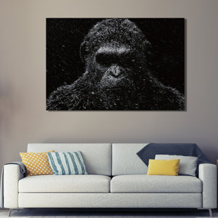 WOODYMOOD Gorilla Monster Wallpaper Wallart Canvas Poster Print Wall Decor