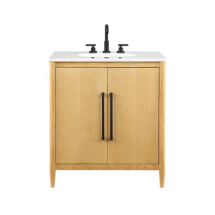 ALLMODERN Felicity 30'' Single Bathroom Vanity with Quartz Top