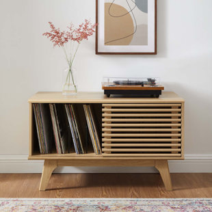 Modway Render Mid-Century Modern Vinyl Record Display Stand