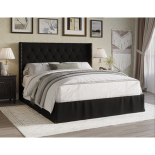 ANDOVER MILLS™ Bellamy Tufted Upholstered Platform Bed