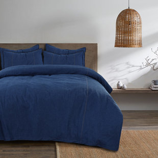KARIN MAKI American Denim American Denim 100% Cotton Pure Denim Comforter Only Blue