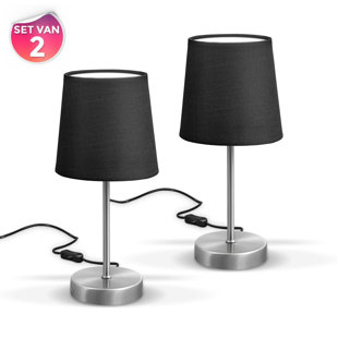 EBERN DESIGNS Nachttischlampe Hayoon (Set besteht aus 2)