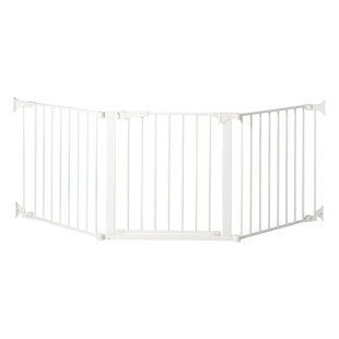 KIDCO, INC. KidCo Custom Fit Auto Closing ConfigureGate Baby Gate with 30 Inch Door, White