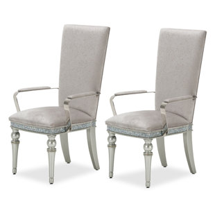 MICHAEL AMINI Melrose Plaza Upholstered Dining Chair (Set of 2)