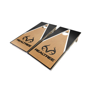 WEST GEORGIA CORNHOLE Realtree Triangle 10 Piece Cornhole Set