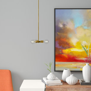 WROUGHT STUDIO™ Dauson 3 - Light Dimmable Sputnik Sphere Chandelier