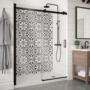 CRAFT + MAIN 59" - 6" W x 74" H Frameless Shower Door