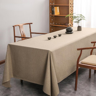 UMBER REA Rectangular_New Chinese Tablecloth Conference Tablecloth Big Tea Table Zen Rectangular Cotton And Linen Tea Mat Cloth Desk Cover