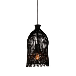 BAYOU BREEZE Afanasie 1 - Light Black Lantern Pendant