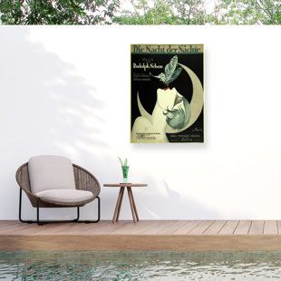 TRINX Vintage Apple Collection ''Art Deco Music Sheet'' Outdoor All-Weather Wall Decor