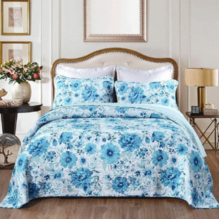 SHUBOZEMAN WHOLESALE & RETAIL LLC Farmhouse / Country Sateen Machine Woven Quilt Set