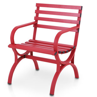 WINSTON PORTER Jerom Metal Outdoor Bench