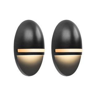 GKOPLUS Steel Low Voltage Integrated LED Metal Deck Light Pack (Set of 2)