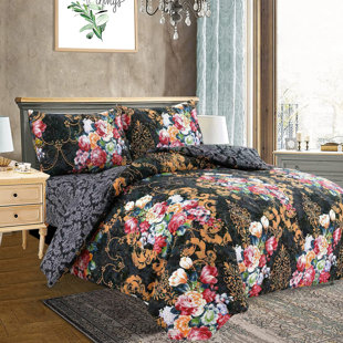 ROSDORF PARK Tailings Floral Duvet Cover Set with Pillowcases