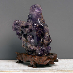 ASTRO WEST Amethyst Sculptural Bottle Sculpture