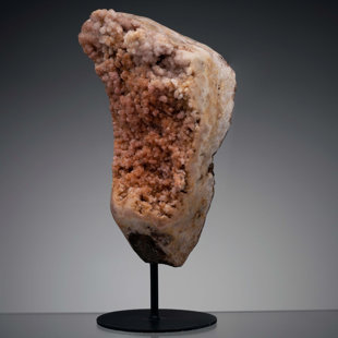 ASTRO WEST Pink Amethyst Cluster Crystal on Stand