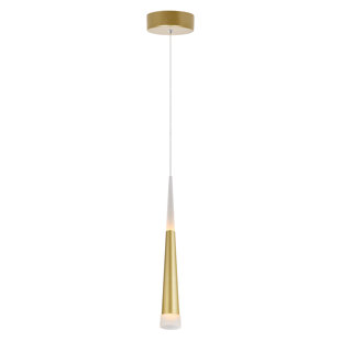 CWI LIGHTING Andes 1 - Light Single Linear LED Pendant