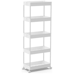 X－MAX FURNITURE 44.33'' H x 15.75'' W Utility Cart with Wheels