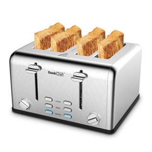 LIFEASE Geek Chef 4 Slice Toaster