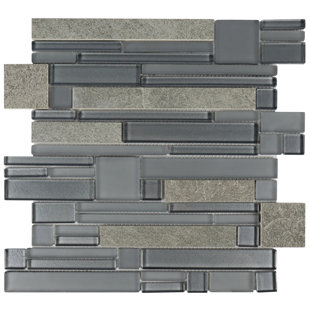 SYMPLE STUFF Golz 12" x 12" Versailles Mosaic Tile
