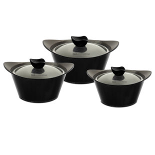 SQ PROFESSIONAL Caia 6 - Piece Non-Stick Aluminium Cookware Set
