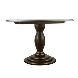 CASA INTERIOR SPACE Akeesa Round Solid Wood Dining Table