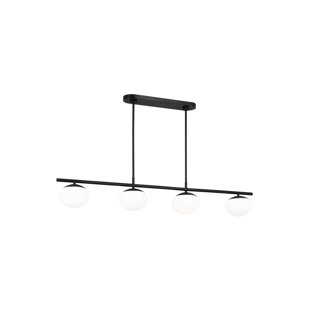 ED ELLEN DEGENERES Lune 4 - Light Dimmable Kitchen Island Linear Chandelier