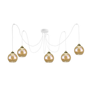 FAIRMONT PARK Nida 5 - Light LED Pendant with Accents