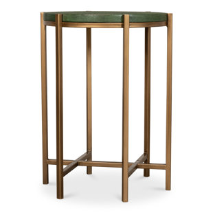 SARREID LTD Shagreen End Table