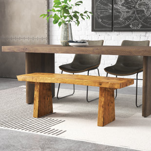 STEELSIDE™ Kristofer Solid Wood Bench