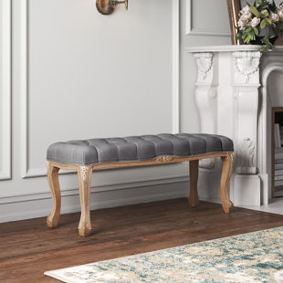 KELLY CLARKSON HOME Lori Linen Upholstered Bench