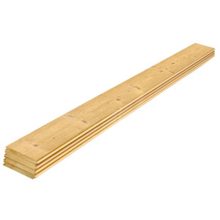 UFP-EDGE Thermally Modified Natural Wood Tongue and Groove Boards, 1 in. x 6 in. x 80 in.