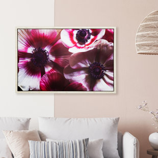 YOSEMITE HOME DECOR Printed Canvas With Frames " Anemone II " by Veronica Olson