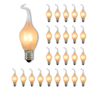 BULBRITE INDUSTRIES 6 Watt E12/Candelabra Dimmable 2700K Incandescent Bulb (Set of 25)