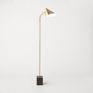 ALLMODERN Russ 55'' Brown/Gold Task/Reading Floor Lamp