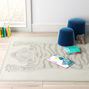 MACK & MILO™ Alderson Animal Print Machine Woven Cream Area Rug