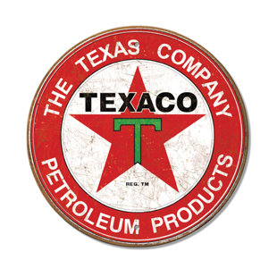 DESPERATE ENTERPRISES Texaco The Texas Company Wall Décor