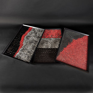 DEKOARTE 3 Piece Single Picture Frame Graphic Art on MDF