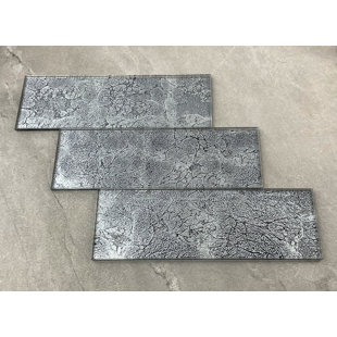 ES STONE Galaxy 4" x 12" Glass Stone Look Subway Wall Tile