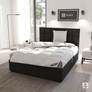 Daunenbettdecke Spessarttraum Silber, 100% Daunen, (extra warm), Bezug: 100% Baumwolle