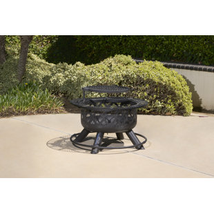 HEATMAXX Steel Wood Burning Fire Pit