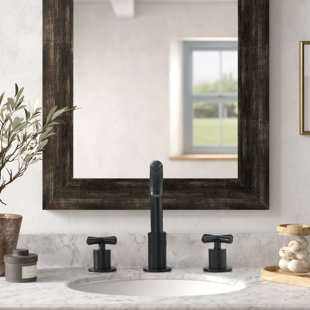 FEITIGO Widespread Faucet 2-handle Bathroom Faucet with Drain Assembly