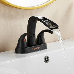 KEBOO Centerset 2-handle Bathroom Faucet with Drain Assembly