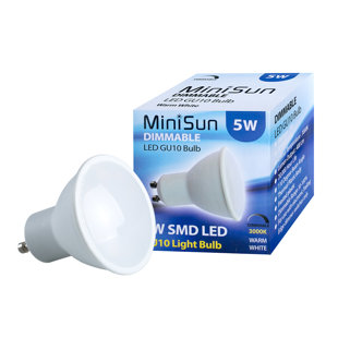 MINISUN 50W Equivalent MR16 GU10/Bi-pin Dimmable 3000K LED Bulb (Set of 3)