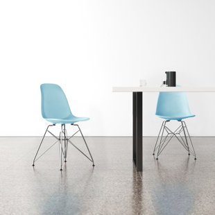 AEON FURNITURE Paris Side Chair in Blue (Set of 2)